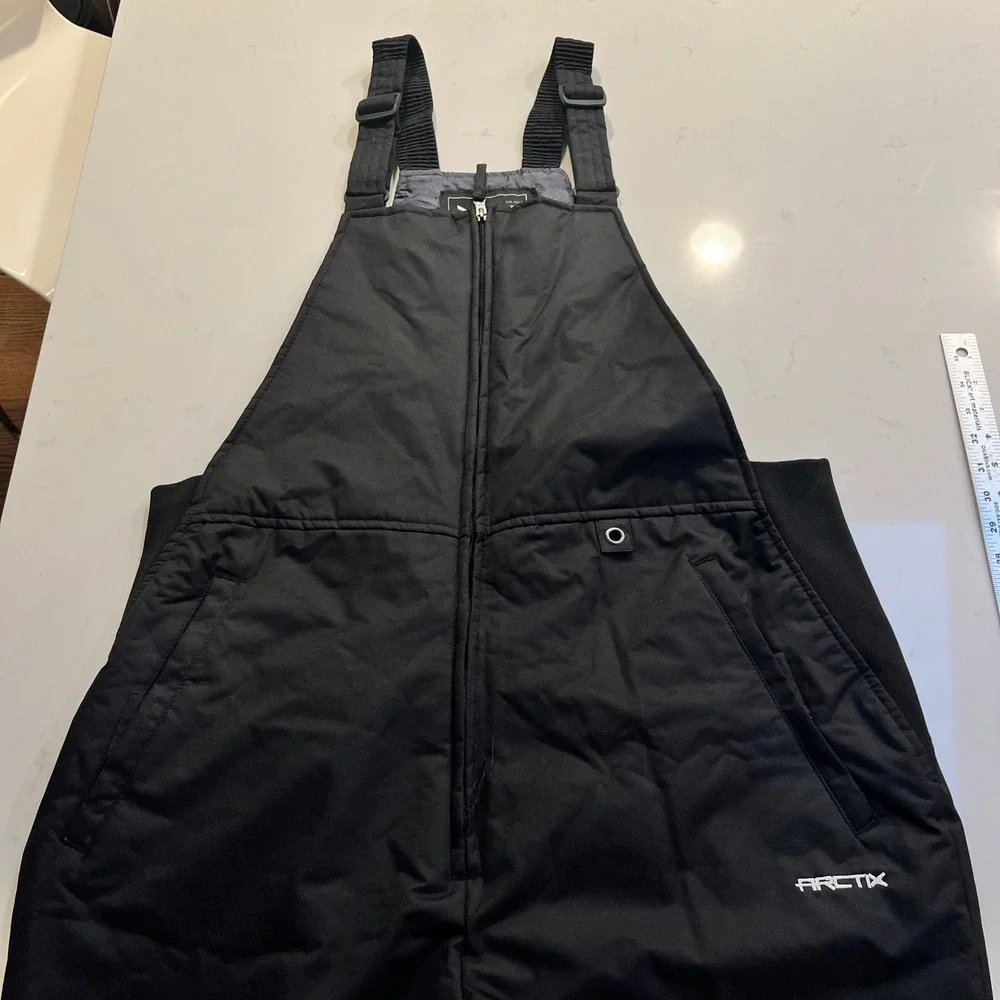 Arctix Mens Essential Insulated Bib Overalls Black Regular Fit XL/TG 3K RN111478